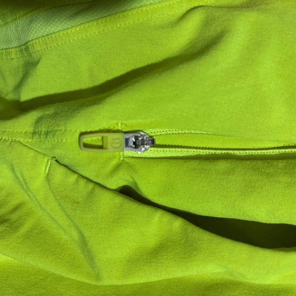 lululemon athletica Men's Bright Lime Shorts - Picture 7 of 9